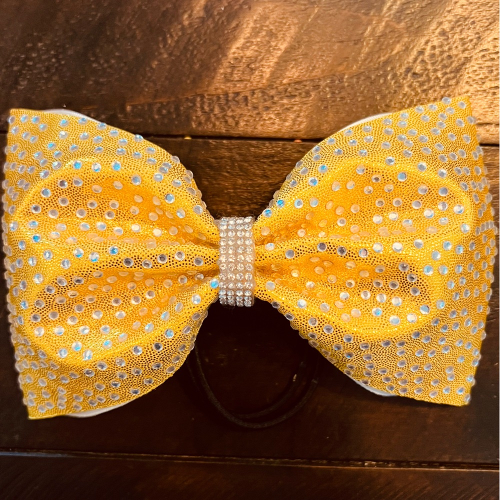 Rhinestone Cheer Bow